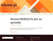 Tablet Screenshot of piksele.pl
